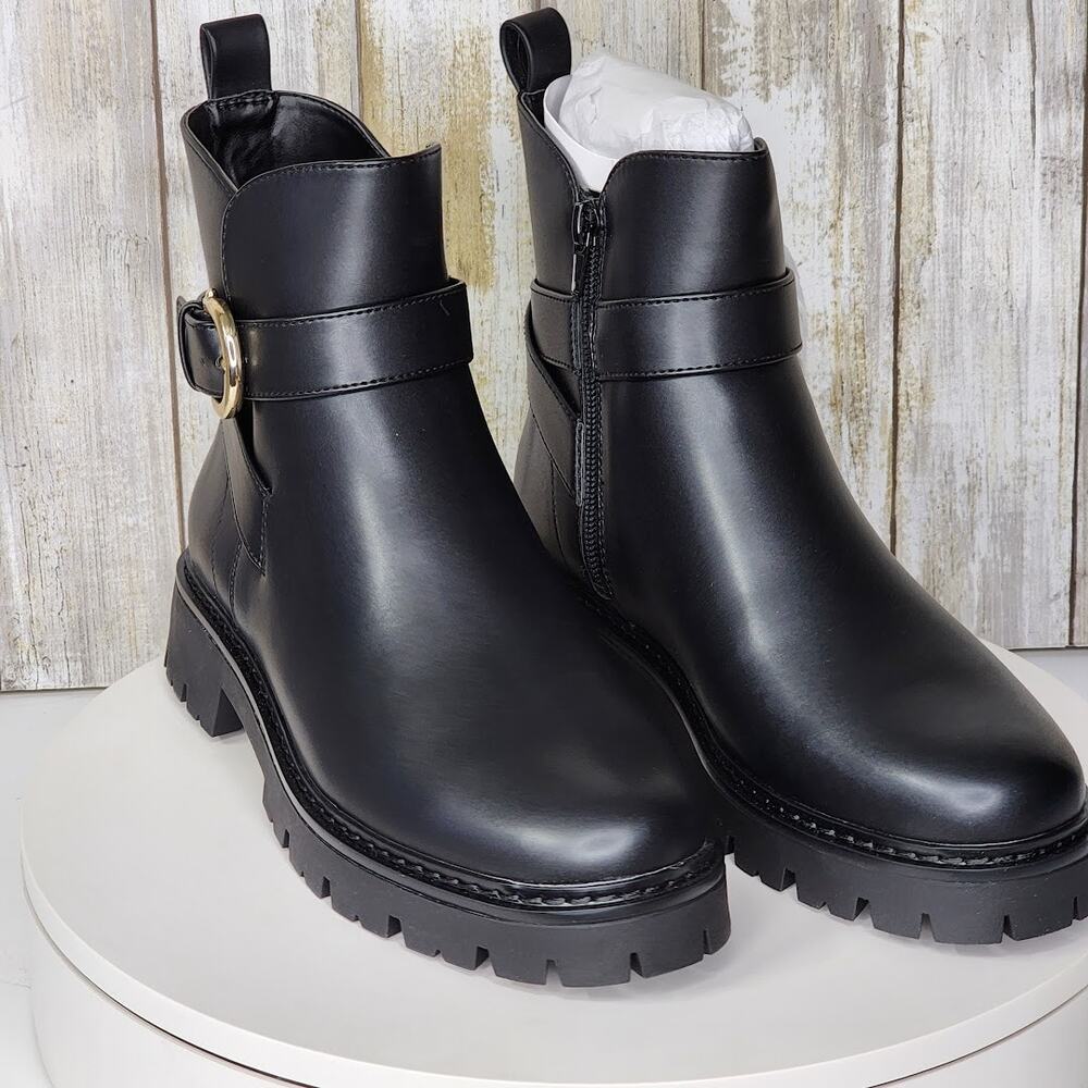 NEW - Giani Bernini Women's Jaynaa Memory Foam Lug Sole Ankle Booties - Size 6 M - Picture 9 of 12